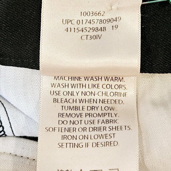 Haggar Mens Gabardine Flat Front Expandable Waist Casual Shorts - 34 - Picture 6 of 8